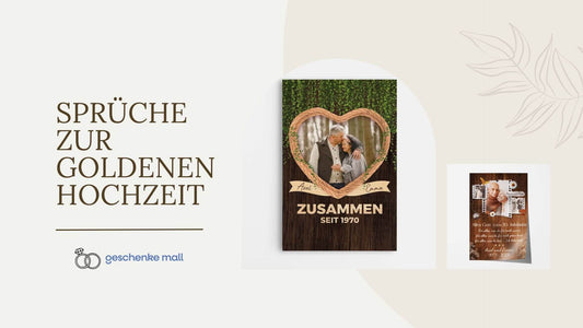 Sprüche zur Goldenen Hochzeit
