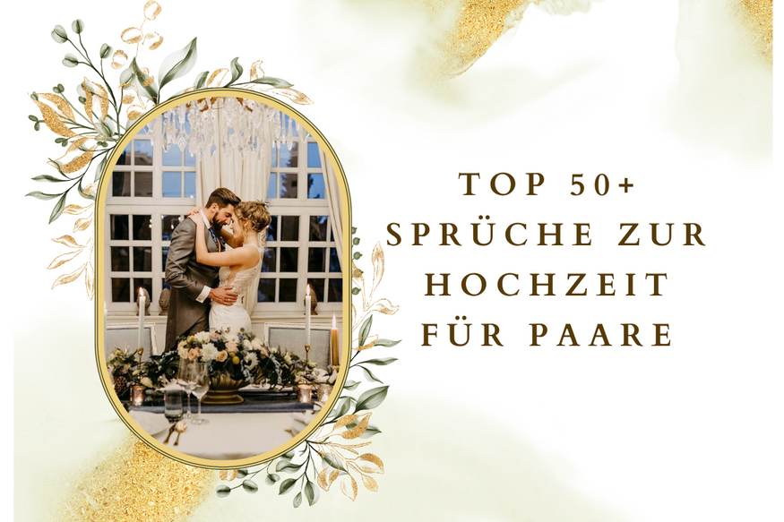 Sprüche zur Hochzeit