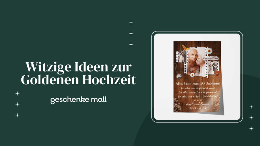 Witzige Ideen zur Goldenen Hochzeit