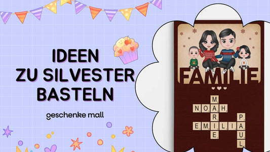 basteln für silvester