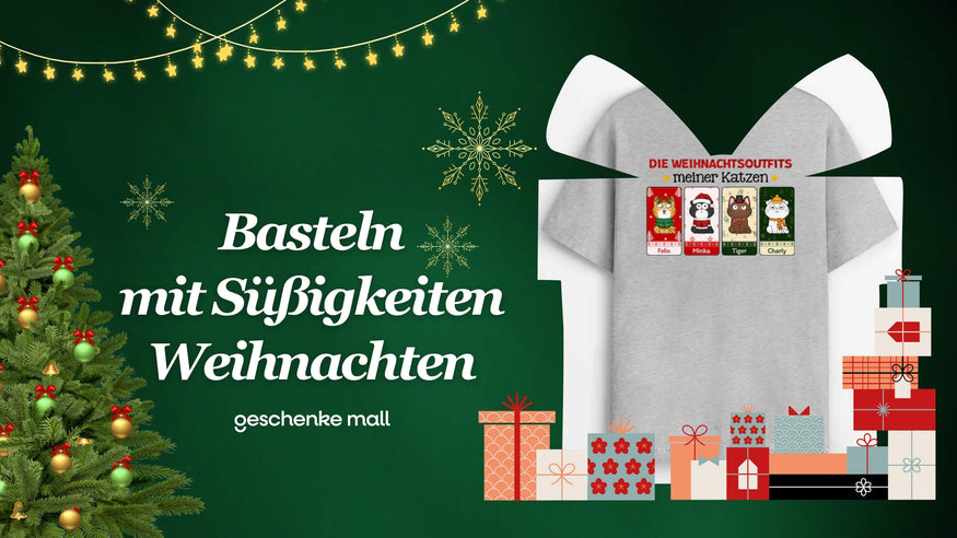 basteln mit süßigkeiten weihnachten