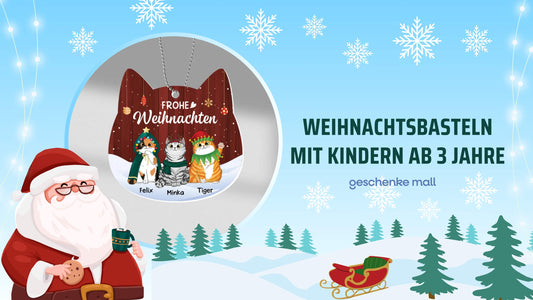 basteln weihnachten kinder 3 jahre