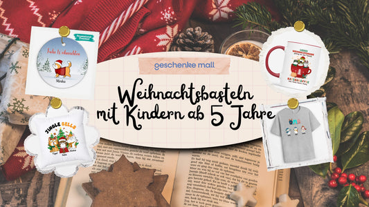 basteln weihnachten kinder 5 jahre