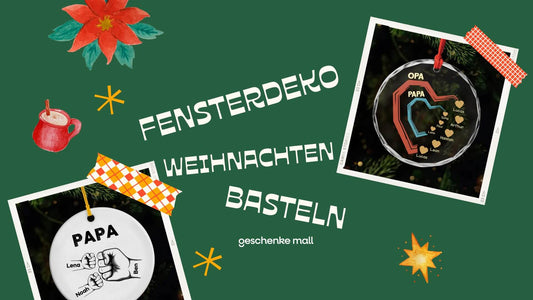 fensterdeko weihnachten basteln