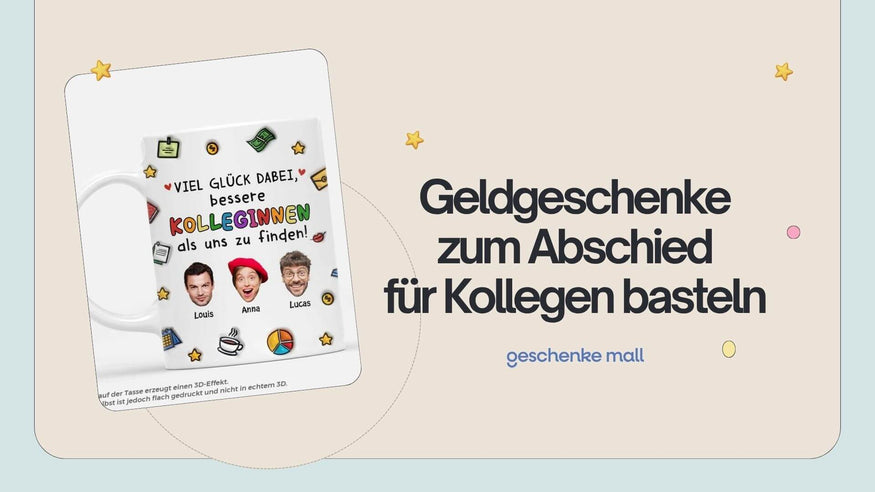 Geldgeschenk Abschied Kollege Basteln geldgeschenk abschied kollegin basteln​