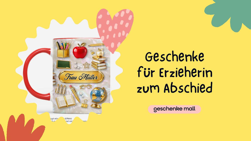 geschenk erzieherin abschied​