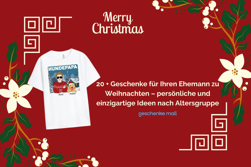 20+ Geschenke für Ihren Ehemann zu Weihnachten – persönliche und einzigartige Ideen nach Altersgruppe