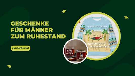 geschenke für männer zum ruhestand