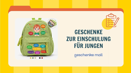 geschenke für jungs zur einschulung​