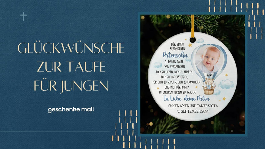 glückwünsche zur taufe junge