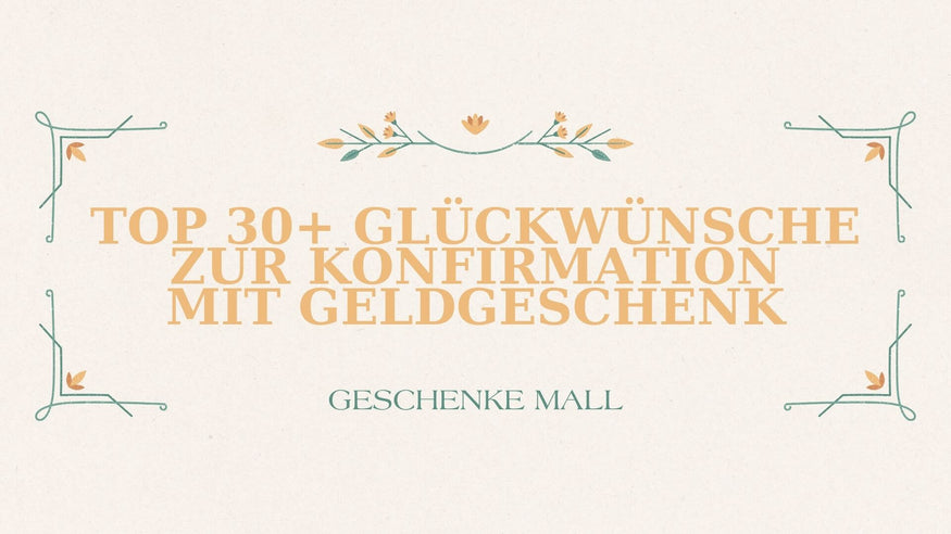 gluckwunsche zur konfirmation mit geldgeschenk