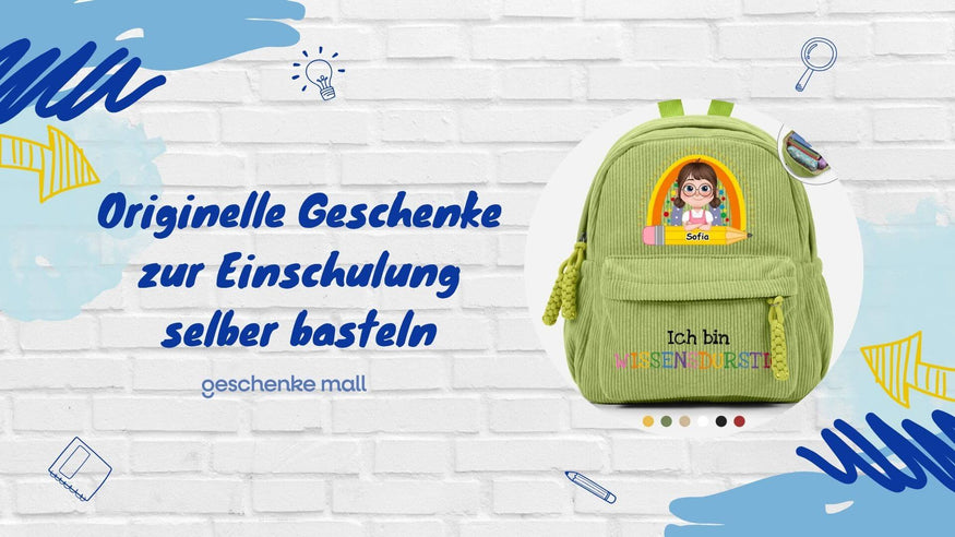 originelle geschenke zur einschulung selber basteln