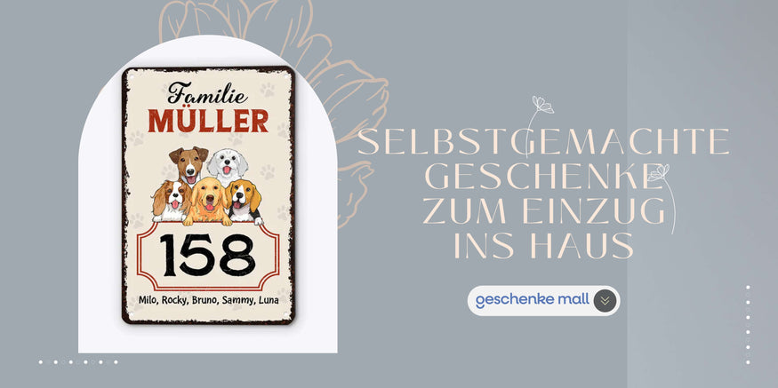 selbstgemachte geschenk einzug haus