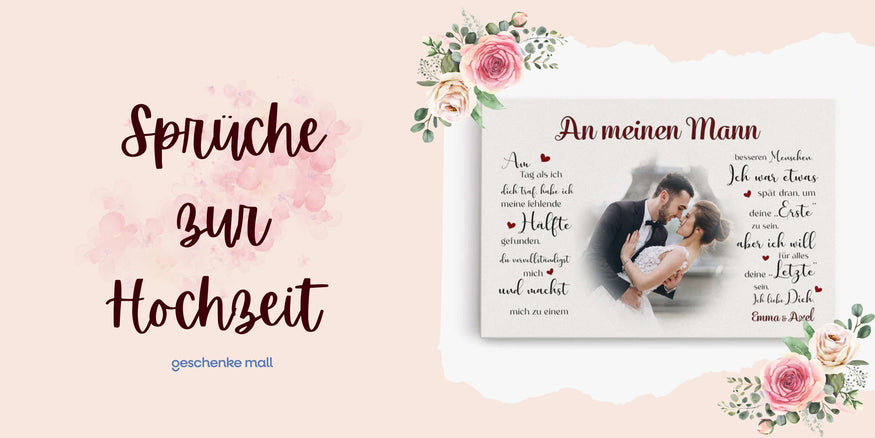 sprüche zur hochzeit