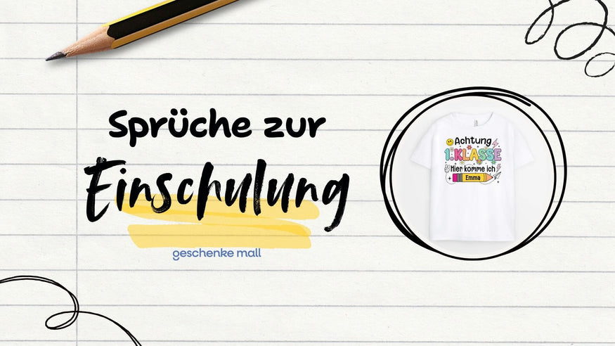 sprüche zur einschulung