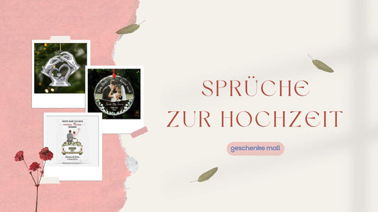 sprüche zur hochzeit​