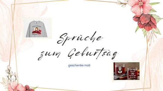 sprüche zum geburtstag
