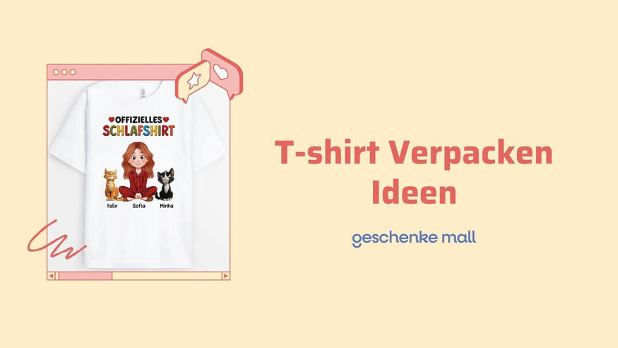 t-shirt verpacken ideen
