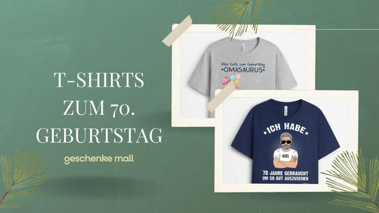 t shirt zum 70. geburtstag