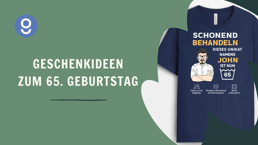 zum 65 geburtstag geschenk