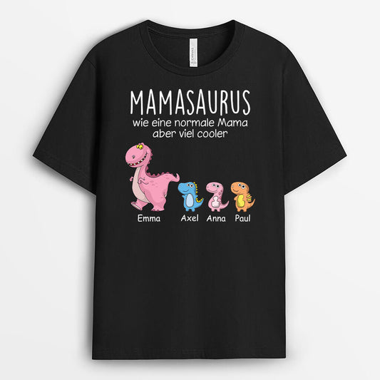 0009AGE1 personalisiertes mamasaurus t shirt