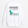 0009WGE1 personalisierte geschenke Pullover dinosaurier oma mama