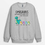 0009WGE2 personalisierte geschenke Pullover dinosaurier oma mama