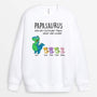 0030WGE1 personalisierte geschenke Pullover dinosaurier opa papa