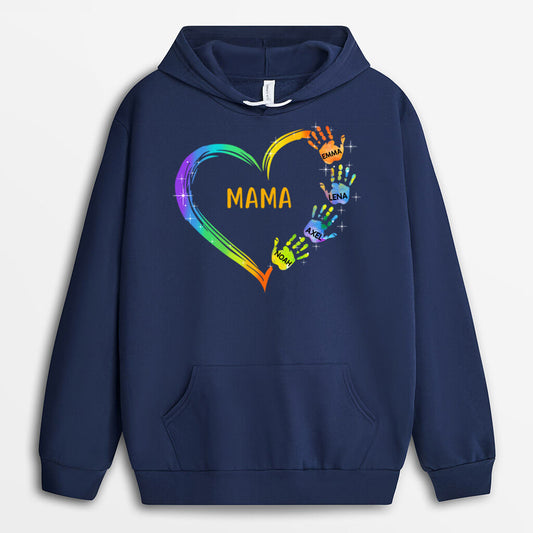 0042HGE1 personalisierte aufmerksamkeiten Hoodie herz oma mama