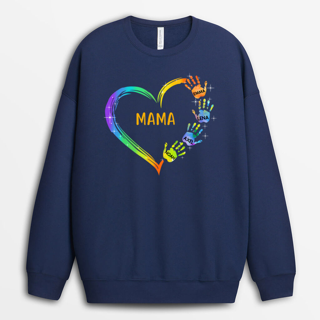 0042WGE1 personalisierte aufmerksamkeiten Pullover herz oma mama