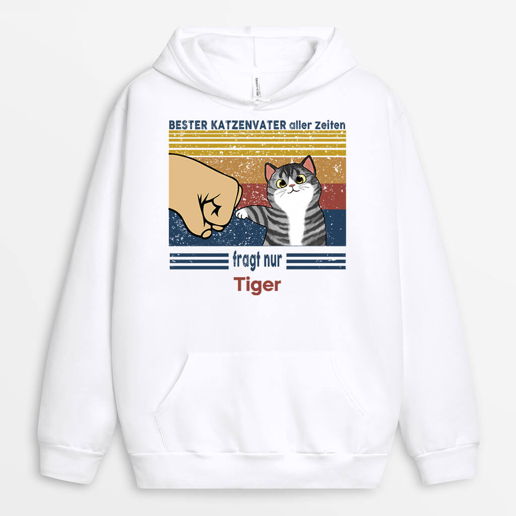 0060HGE2 personalisierte Hoodie geschenke katzen katzenliebhaber