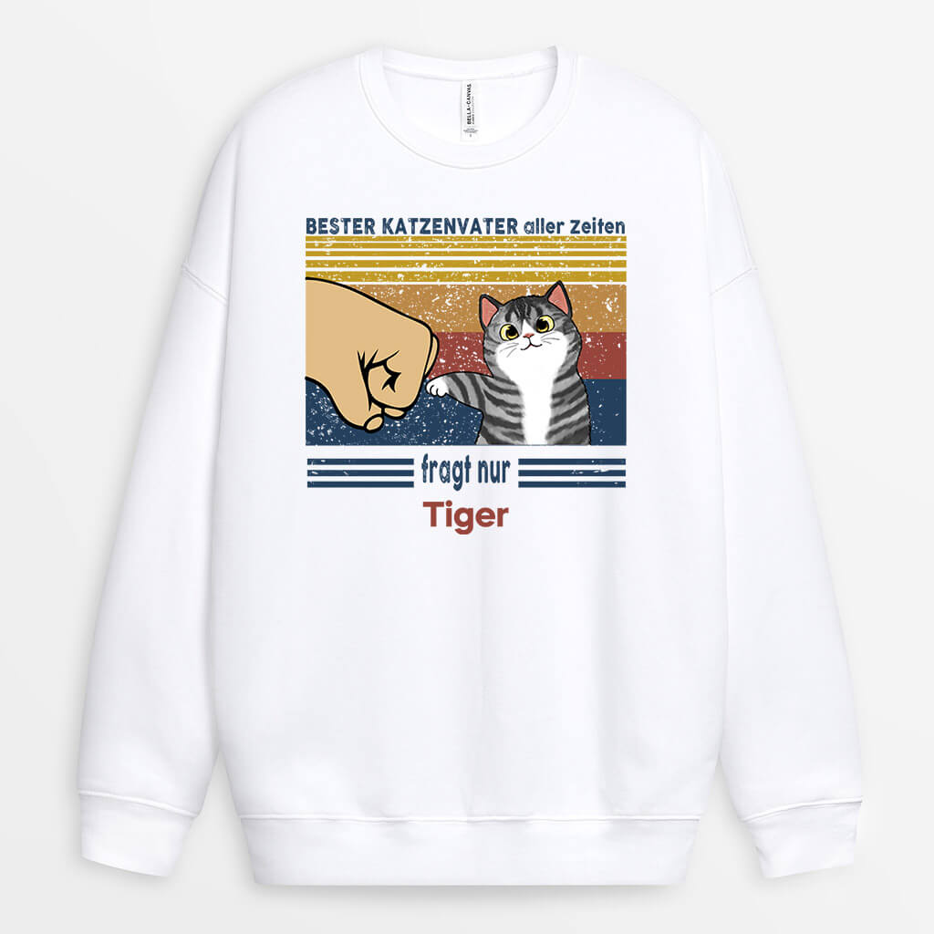 0060WGE2 personalisierte Pullover geschenke katzen katzenliebhaber