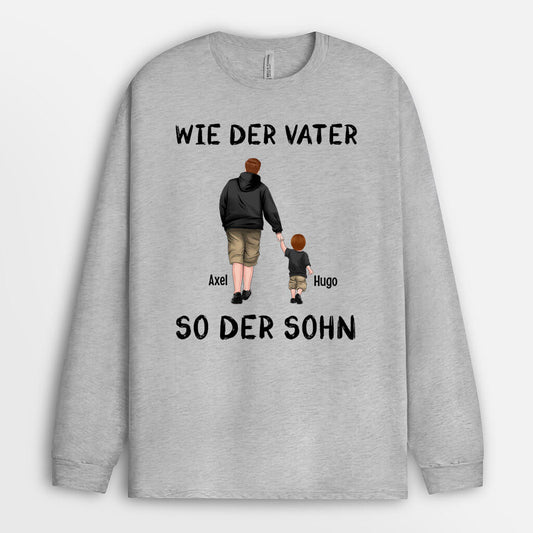 0061NGE1 individuelle Langarmshirt aufmerksamkeiten sohn papa tochter