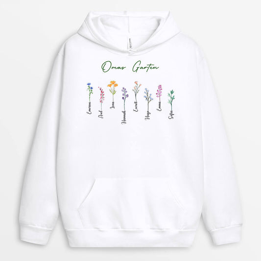 0065HGE1 personalisierte Hoodie geschenke garten oma mama