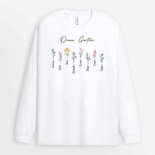 0065NGE1 personalisierte Langarmshirt geschenke garten oma mama