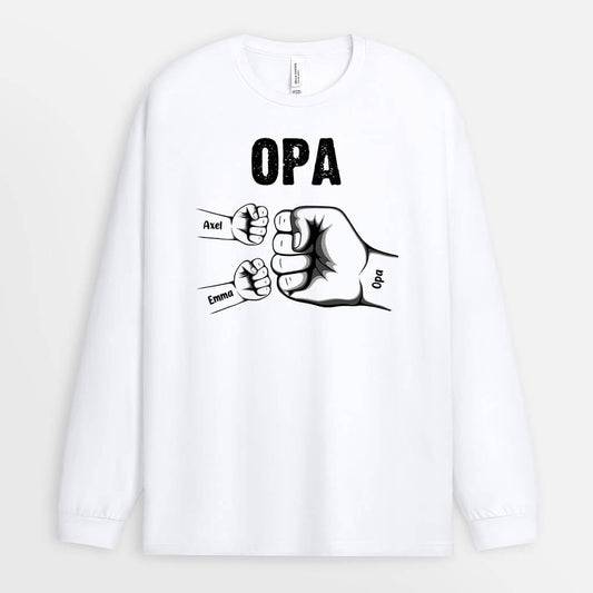 0263NGE2 personalisierte Langarmshirt geschenke fauststoss opa papa kinder_dba6c59a 0da9 4d21 9b92 05ec6ac391df