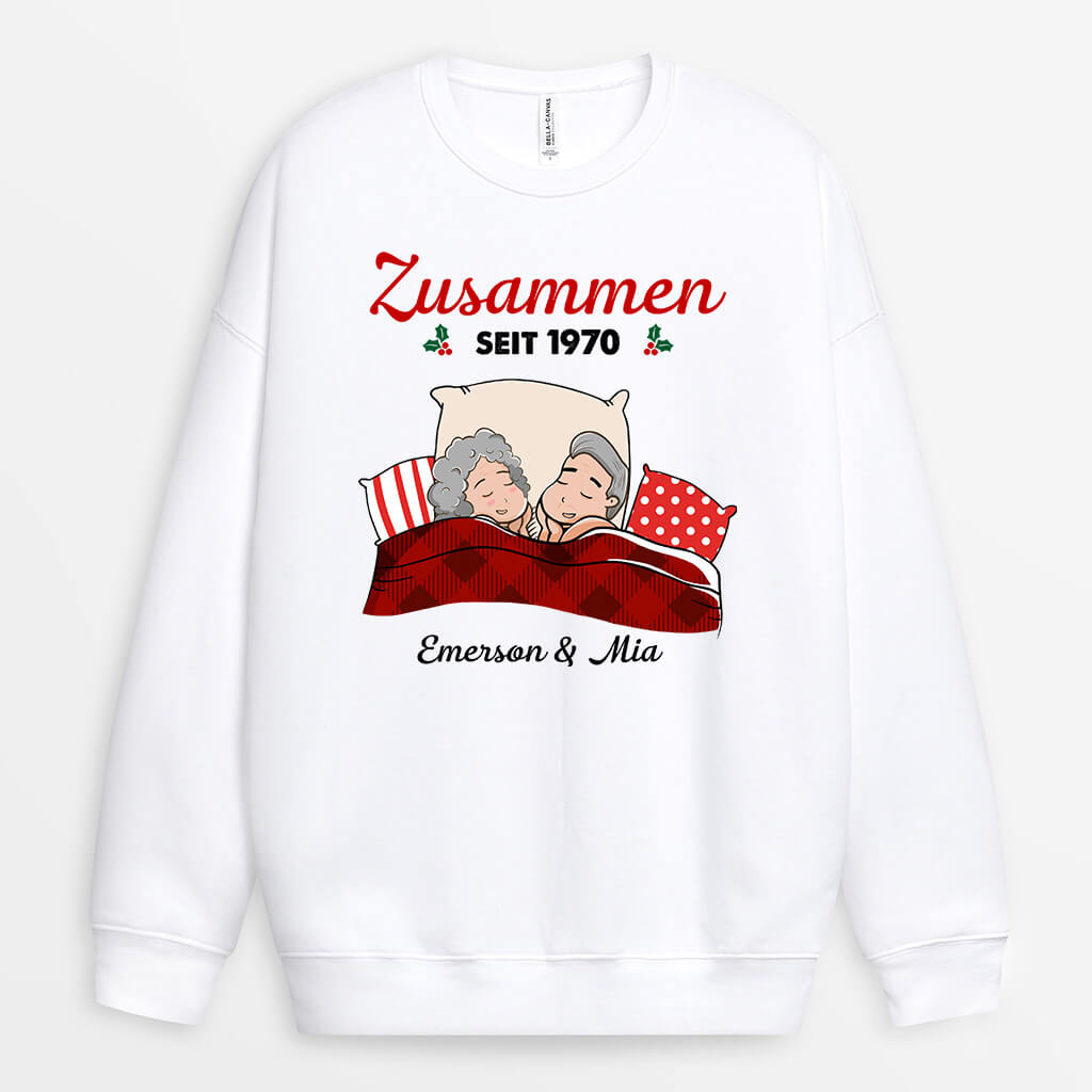 0537WGE1 Personalisierte Geschenke Pullover Freundin Freund Mama Papa Weihnachten