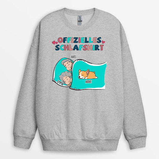 0553WGE1 Personalisierte Geschenke Pullover Frau Mann Hunde Paare Parchen Hundebesitzer