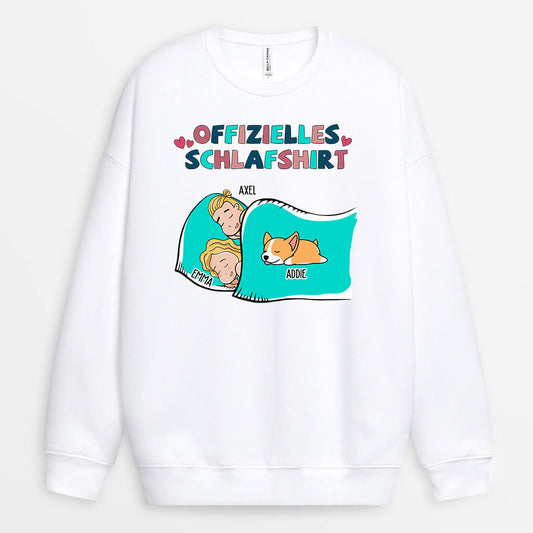 0553WGE2 Personalisierte Geschenke Pullover Frau Mann Hunde Paare Parchen Hundebesitzer