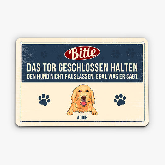 0603EGE3 Personalisierte Geschenke Turschild Hunde Hundeliebhaber Hundebesitzer