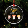 0827OGE1 dieser papa gehort zu kinder personalisierte glas ornamente papa 0827O8N8B