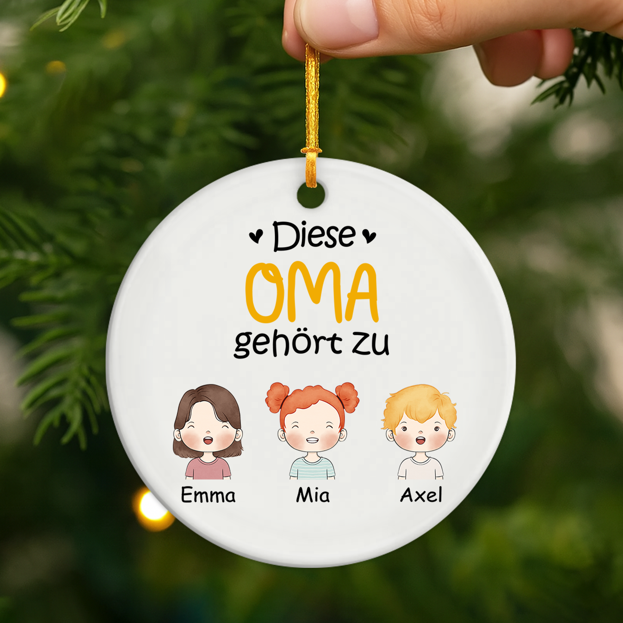 0827OGE2 dieser papa gehort zu kinder personalisierte keramik ornamente_ papa 0827O