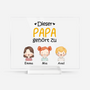 0827RGE1 dieser papa gehort zu kinder personalisierte acryl plakette papa 0827R8N8B