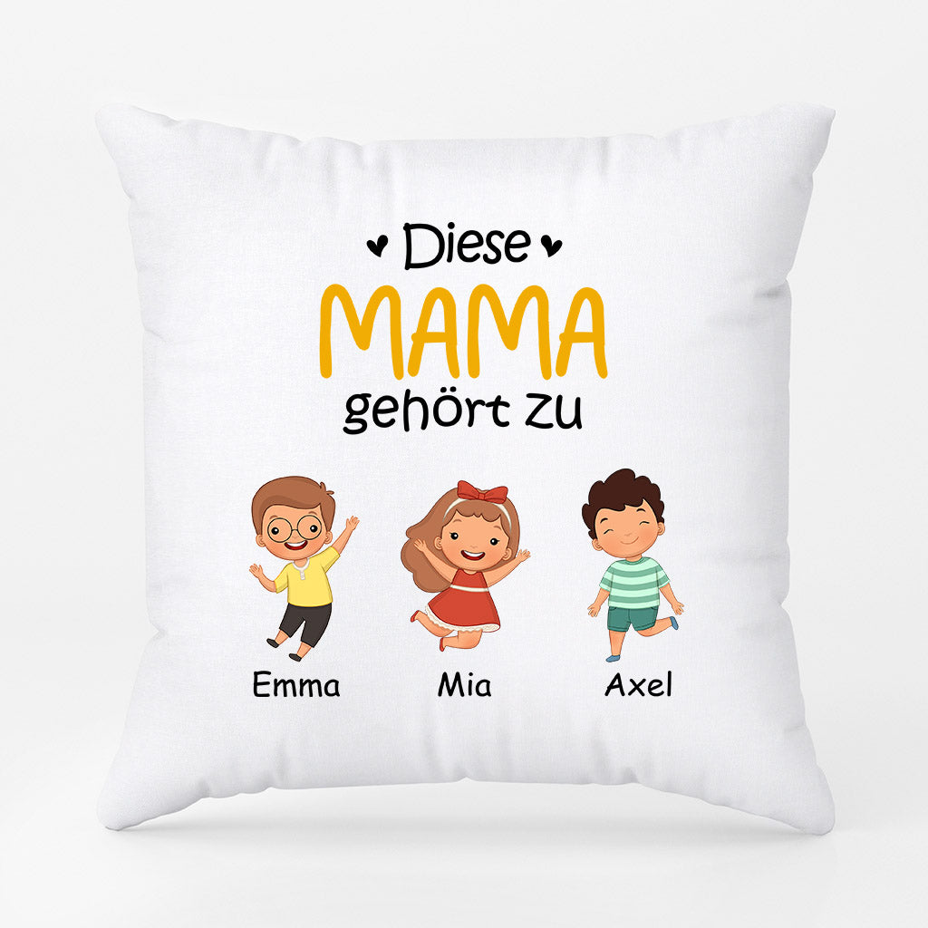 0865AGE1 Personalisierte Geschenke Kissen Kinder Enkel Mama Oma