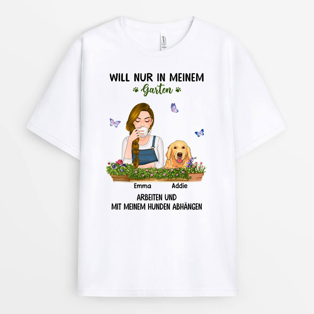 0872AGE1 Personalisierte Geschenke T Shirt Garten Hunde Hundeliebhaber Hundebesitzer_0bcbf0b0 ecba 4960 8c6a 89c2fd49fe5d