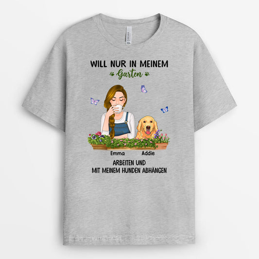 0872AGE2 Personalisierte Geschenke T Shirt Garten Hunde Hundeliebhaber Hundebesitzer_f13edaf9 4414 4280 b35f ee1e64b0e404