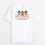 0877AGE1 Personalisierte Geschenke T Shirt Blumen Kinder Enkelkinder Mama Oma
