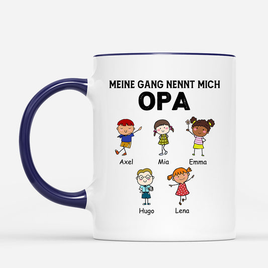 0906MGE2 Personalisierte Geschenke Tasse Gang Papa Opa