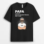 0912AGE1 Personalisierte Geschenke T Shirt Kinder Papa Opa