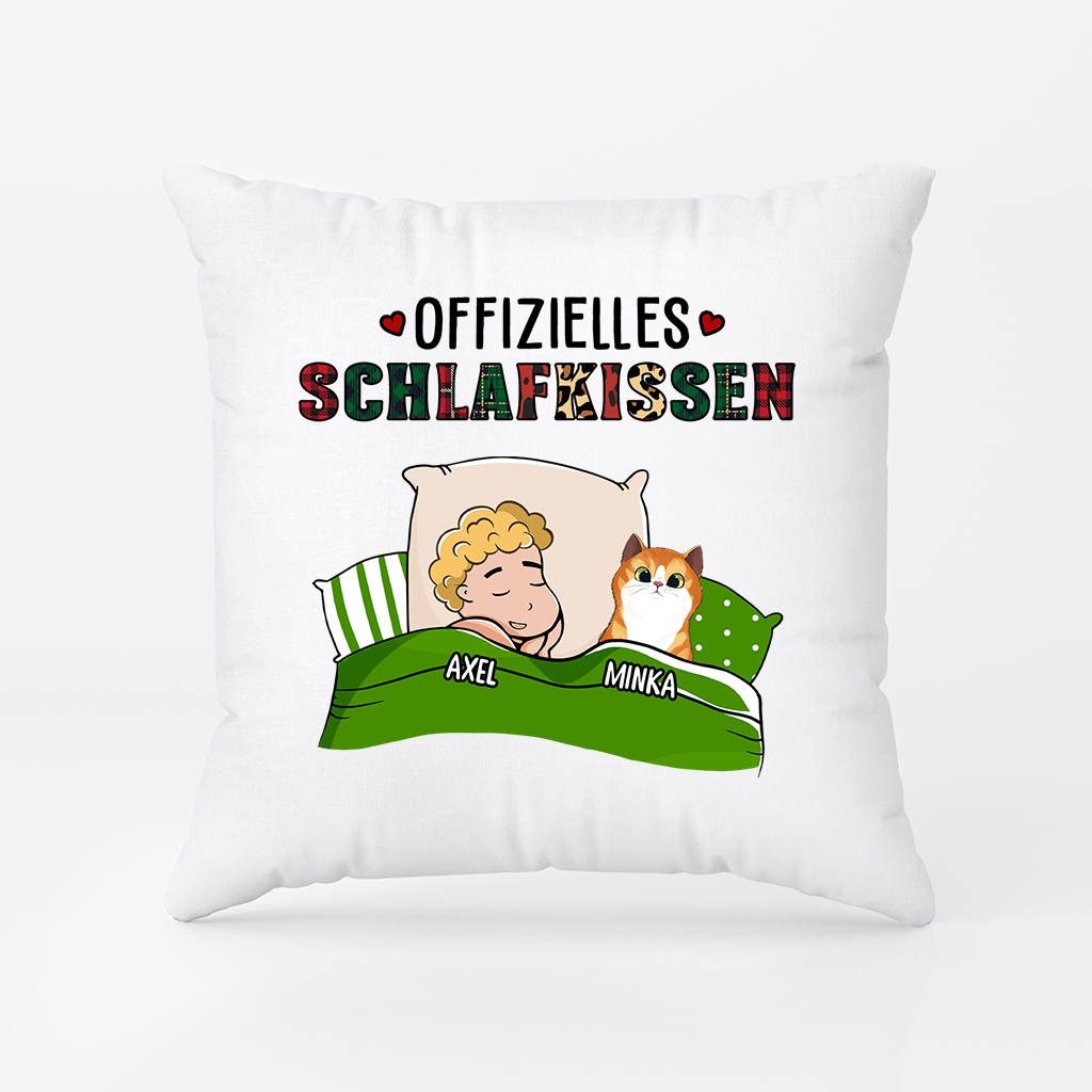 0914PGE1 offizielles schlaf kissen personalisierte kissen mit namen_ katze 0914P_a111c2cc 7903 477a 81b0 66f3925640c5